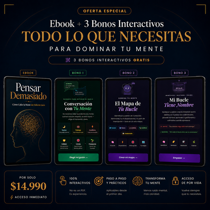 Pensar Demasiado - Cómo Callar la Mente sin Volverte Loco